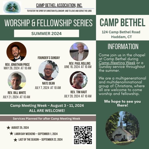 Summer 2024 Worship & Fellowship